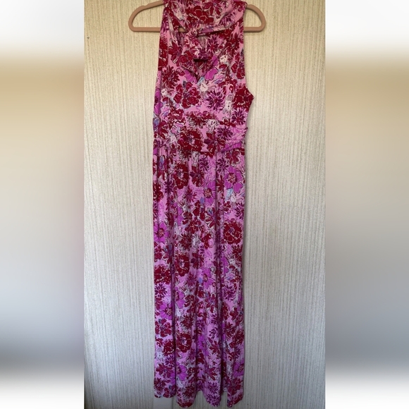 Lilly Pulitzer Size Medium Wyota Maxi Dress In Lilac Thistle In The Wild Pink - Picture 10 of 12
